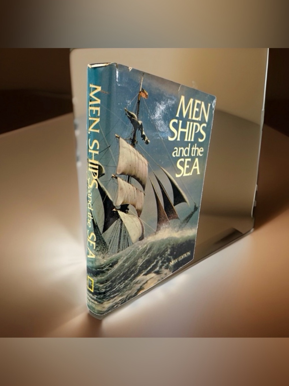 Men, Ships and the Sea Alan Villiers National Geographic 1973 HC DJ